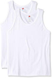 HANES XTEMP TANK TOP 2 PACK WHITE L