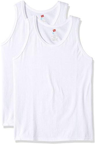 HANES XTEMP TANK TOP 2 PACK WHITE L