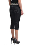 Black Capris Cropped Pants Us 31 It 45;