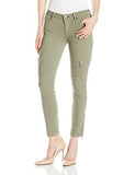 Halle Mid Rise Super Skinny Crop Cargo Jean Burnt Olive 26
