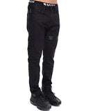 Stretch Skinny Fit Text Clan Selvedge Denim
