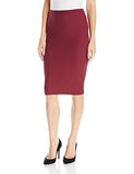 Bcbgeneration Seamless Midi Skirt Dark Rouge Ml