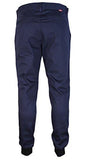 Tapered Ribbing Twill Jogger Pants 38 Cobalt Blue