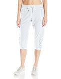 Performance Banded Bottom Capri 19 12 Inseam White S