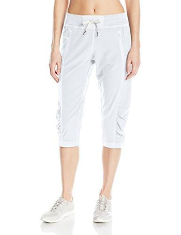 Performance Banded Bottom Capri 19 12 Inseam White S