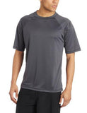 KANU SURF BIG EXTENDEDSIZE UPF 50+ SOLID RASHGUARD SWIM SHIRT CHARCOAL 3X