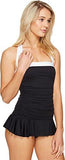 Lauren Ralph Lauren Bel Aire Solid Skirted Mio Onepiece Black Swimsuit
