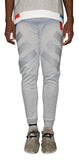 Hudson Outerwear Multi Stripe Jogger Sweatpants Heather Grey Xxxlarge