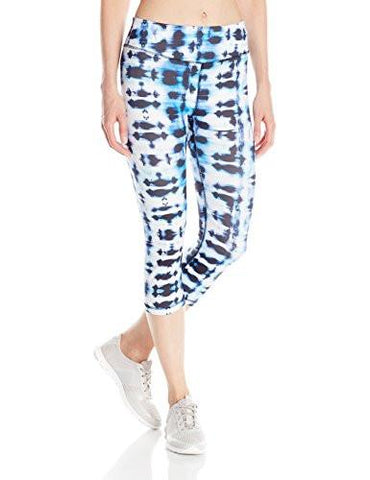 Active Crop Pant Print Blurred Lines Medium
