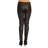 Studded Leather Pant With Zip It 44 Black