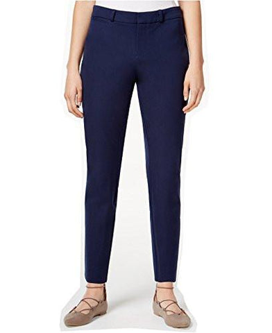 Maison Jules Slimfit Ankle Pants 10 Blue Notte