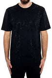 Hudson Outerwear Rhinestone Line Work Tshirt S Black