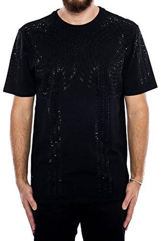 Hudson Outerwear Rhinestone Line Work Tshirt S Black