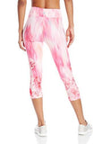 Active Crop Pant Print Gardenia Row Medium