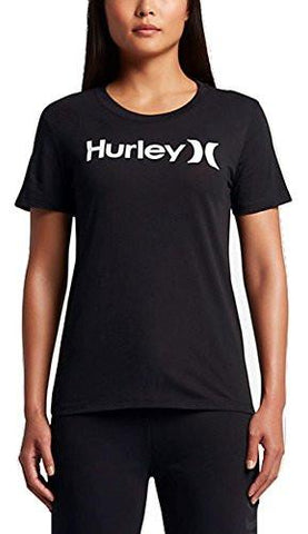 Hurley One and Only Perfect Crew TShirt Black White S