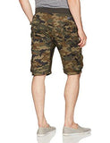 Jogger Shorts With Cargo Pockets In Basic Solid Colors Army Green Medium
