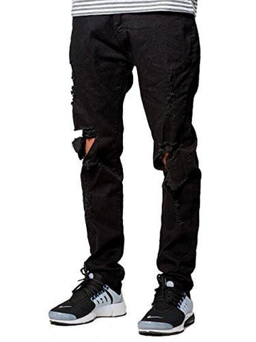 Syrus Black 29 Bottoms Denim Black