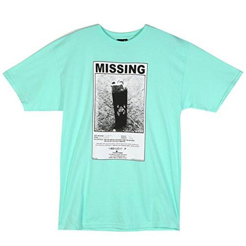 HUSTLE TREES MISSING SHORTSLEEVE SHIRT LARGE CELADON