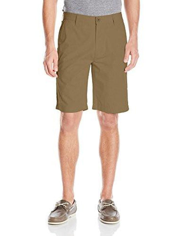 Pacific On The Go Classic Flatfront Short British Khaki Discontinued 34W