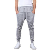 Mooncolour Casual Slim Fit Jogging Harem Pants Gray L Gray Large