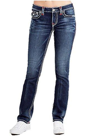 Slim Straight Super T Jean W Flaps In Autumn Nights 25