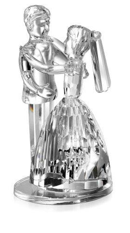 Godinger 49581 Crystal Wedding Cake Topper