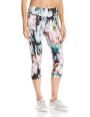 Active Crop Pant Print Floral Washout Small