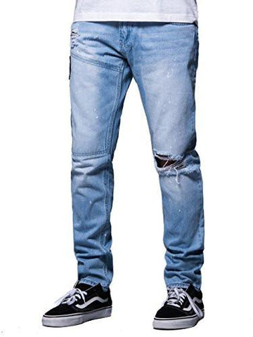 Venice Skinny Jean Light Indigo 36 Bottoms Denim Light Indigo