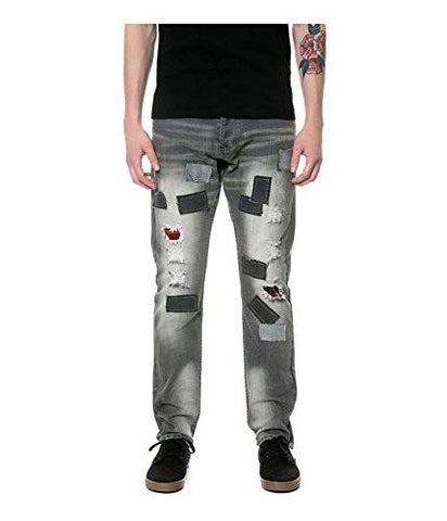 The Alien Pant Denim In Grey Stone Wash 34 Grey