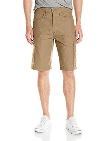 SIGNATURE BY LEVI STRAUSS & CO ON THE TRAIL SHORTS BRITISH KHAKI 32W