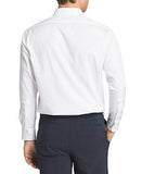 Pinpoint Regular Fit Solid Button Down Collar Dress Shirt White 16.5 Neck 3233 Sleeve