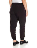 Performance Plussize Stretch Woven Banded Bottom Pant Black 1X