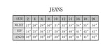 Casual Ripped Holes Skinny Jeggings Straight Fit Denim Pants Us 4 White 1