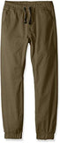 Big Jogger Pants In Basic Stretch Twill Fabric Olive Small