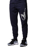 Signature Sweatpants Navy S Bottoms Sweatpants Navy