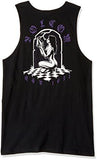 Mixed Tank Top Black Large