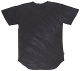 GOOD DENIM CO FADED ELONGATED SHIRT IN BLACK