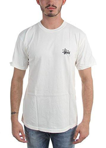 STUSSY BASIC STUSSY PIG. DYED TSHIRT SIZE: XLARGE COLOR: NATURAL