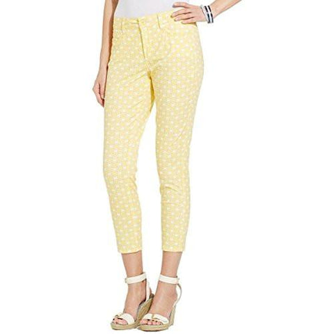 Clarissa Skinny Ankle Lemon Print 0