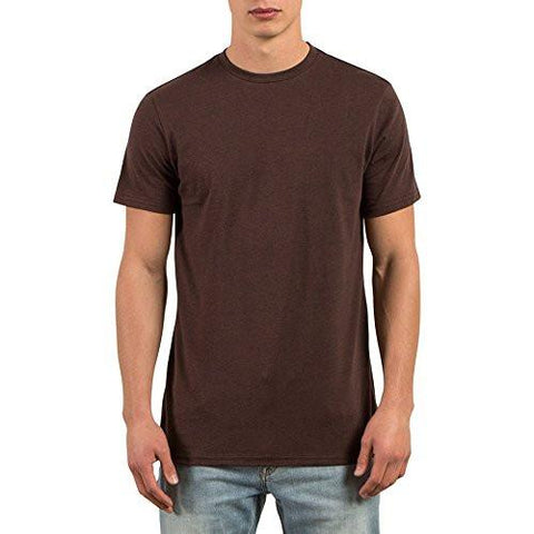 Solid Modern Fit Short Sleeve Shirt Plum Heather L