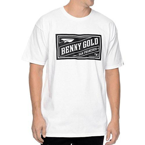 BENNY GOLD CLASSICS STAMP SHORTSLEEVE SHIRT XLARGE WHITE