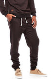 Guys Imperious Authentic Quilt Design Joggers Sweatpants Fp542 2Xl Black