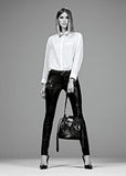 Studded Leather Pant With Zip It 44 Black