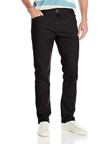 Stone Made Gritter Slim Twill Chino Pant Black 32