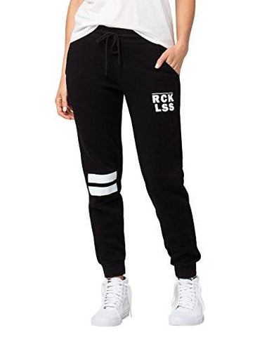 Young & Reckless Over Pass Sweatpants Black Small