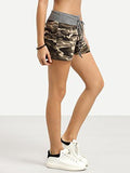 Camouflage Workout Yoga Shorts Pants Hot Shorts For LLarge