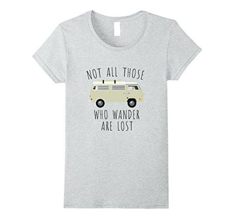 Van Shirt Vandwelling Awesome Cute Vintage TShirt Large Heather Grey