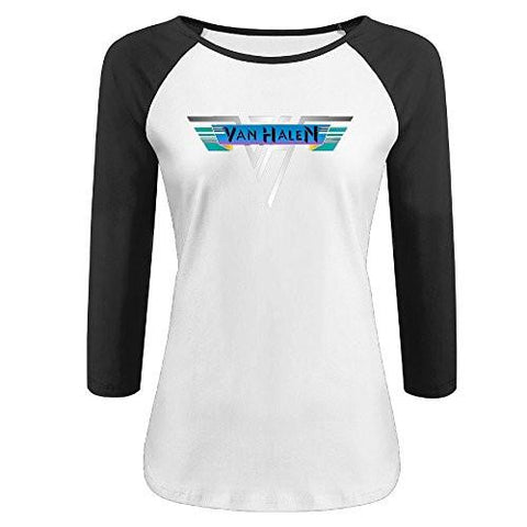 Van Halen 1978 Vintage ThreeQuarter Sleeve Vintage Jerseys Tee Shirts