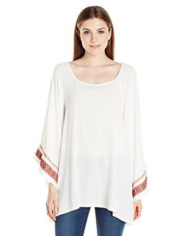 Rock 47 Long Pagoda Sleeve Top Vanilla Ice Medium