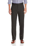 Men Traveler Classic Fit Flat Front Pant Black 44W X 30L